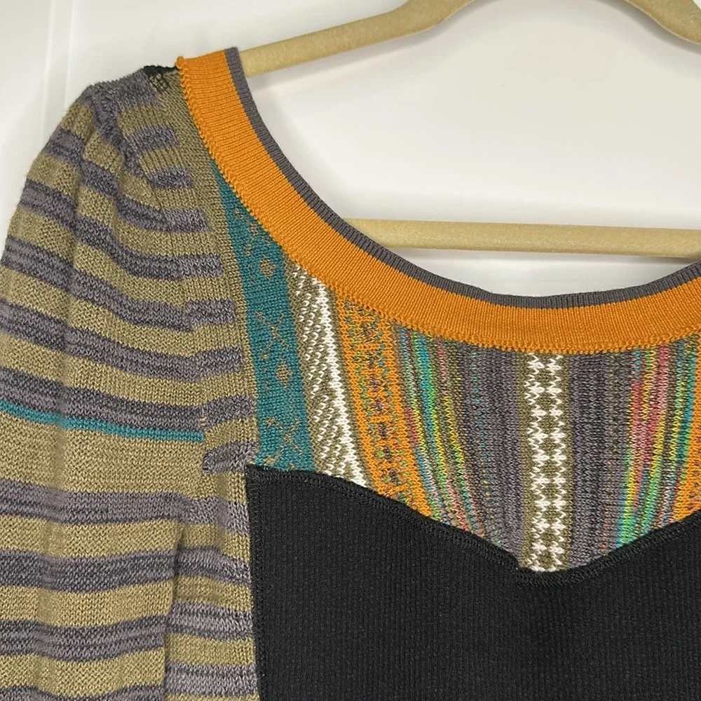 Free People Knit Sweater, Multi-colored, Size S - Picture 2 of 6